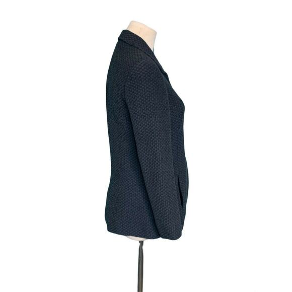 Pedro del Hierro gray woven zipper blazer jacket size 40 - Small - Picture 7 of 10